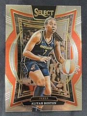 2025 Panini Select WNBA ALIYAH BOSTON CONCOURSE SILVER PRIZM FEVER #64