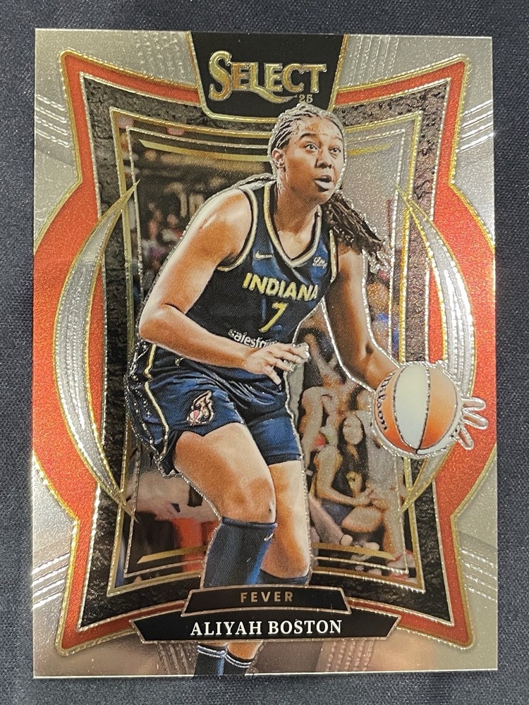 2025 Panini Select WNBA ALIYAH BOSTON CONCOURSE SILVER PRIZM FEVER #64