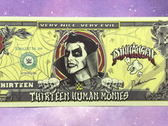 Danhausen WWE Authentic 2026 Summerslam 13 Human Monies bill Very Nice Very Evil