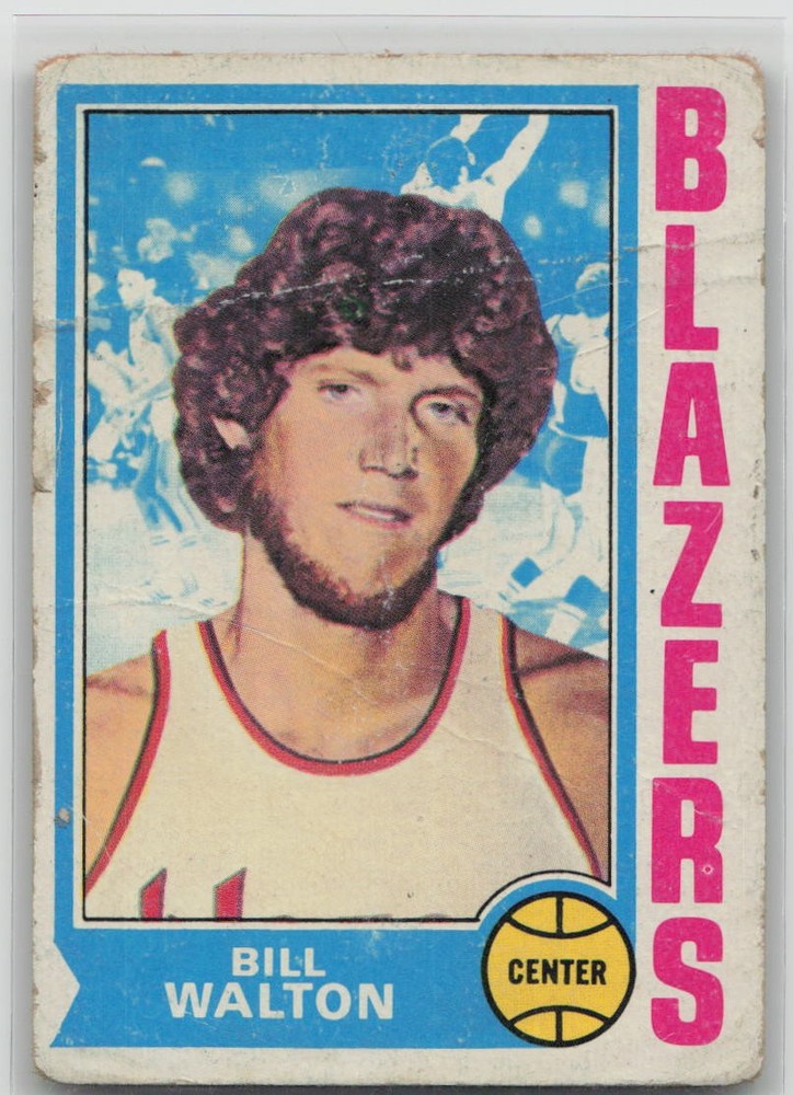 Topps 1974-75 Bill Walton Rookie #39 Portland Trail Blazers NBA Basketball HP