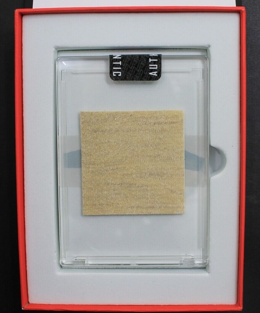 Willie Mays 1960s Authenticated Game Worn Shirt Swatch SportsCards.Com Authentic