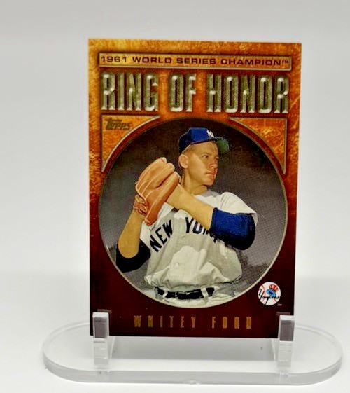2008 Topps Ring of Honor /25 Lot (4) Whitey Ford Dwight Gooden Mets Yankees