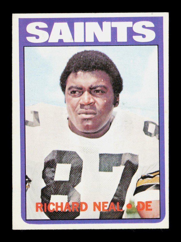 1972 Topps #87 Richard Neal RC New Orleans Saints NM
