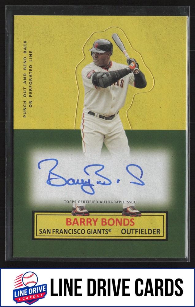 2025 Topps Archives #64SUA-BB Barry Bonds 1964 Topps Stand-Ups Autographs Giants