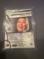 2025 AEW SP Game Used Hikaru Shida Blue Auto