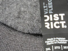 EDINBORO SCOTS PennWest MENS 3XL CHARCOAL GRAY HEATHER CREW SWEAT FLEECE nwot