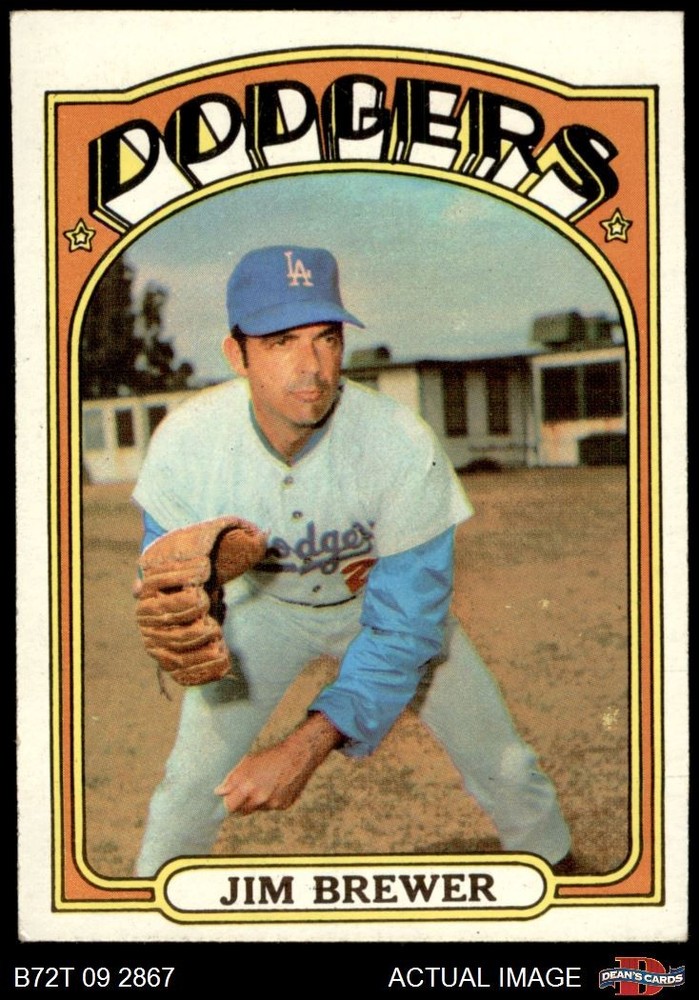 1972 Topps #151 Jim Brewer Dodgers 5 – EX