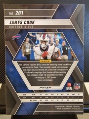 2025 Panini Mosaic #201 James Cook Mosaic Camo Pink