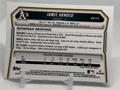 2026 Bowman Jamie Arnold True Black Refractor /10 #BCP-112 Athletics