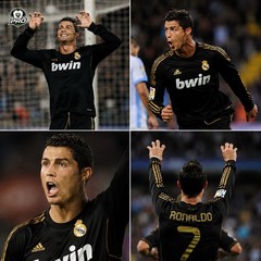 Real Madrid 2011/12 Away Black & Gold – Cristiano Ronaldo #7