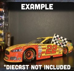 NASCAR Diecast Flags 1/24 Champion First Wins Checkered Logano Elliott Larson