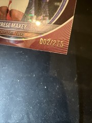 2025-26 Bowman Chrome Tyrese Maxey – Burgundy Mojo Refractor 002/275 #BCV-66