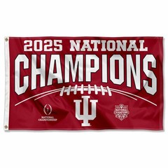 Indiana Hoosiers National Champions 2025 3×5 Flag