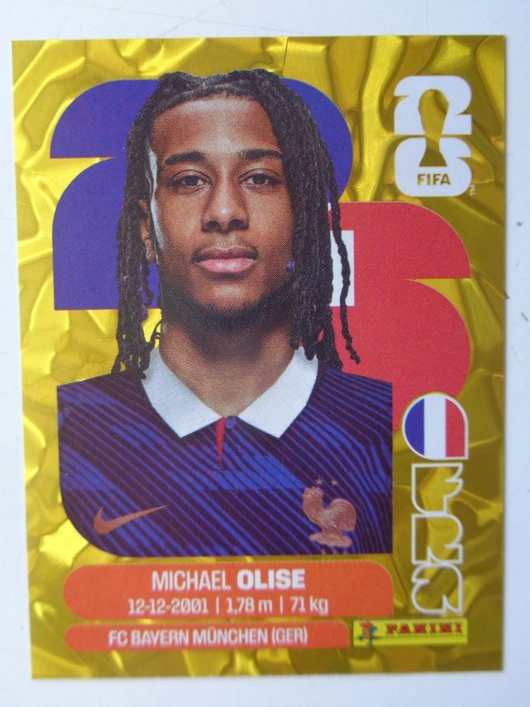 2026 PANINI WORLD CUP GOLD Crumple Stickers SINGLES GROUP I J K L