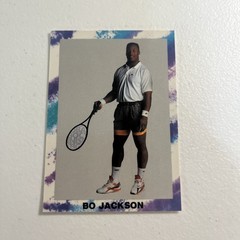 1990 Broder Oddball Promo Card Bo Jackson « Bo Knows Tennis”
