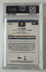 2025-26 Topps Chrome Rick Barry Gold Wave Refractor /50 PSA 9 MINT