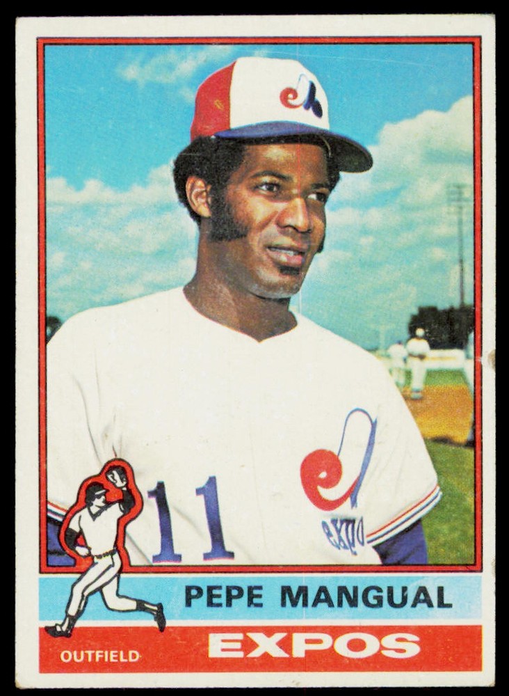 1976 Topps Pepe Mangual 164 Montreal Expos