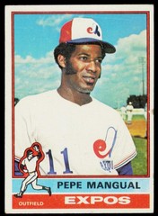 1976 Topps Pepe Mangual 164 Montreal Expos