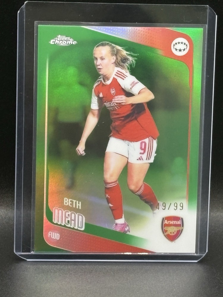 2025-26 Topps Chrome Womens UEFA Club Competitions Beth Mead /99 Green