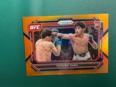 2023 UFC Prizm Orange Tatsuro Taira Rookie MMA Card 14/99 /A454