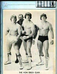 Kerry Von Erich Clan Auto 8×10 Photo BAS Authentic Kevin David Fritz Wrestling