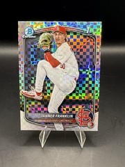 2025 Bowman Draft Tanner Franklin 1st Bowman Chrome X-Fractor BDC-90 Cardinals