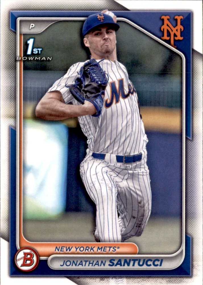 2024 Bowman Jonathan Santucci 1st Bowman New York Mets #BD-65 5 Card Lot