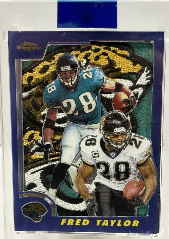 Fred Taylor Custom novelty art Handmade Jacksonville Jaguars Patch CARD