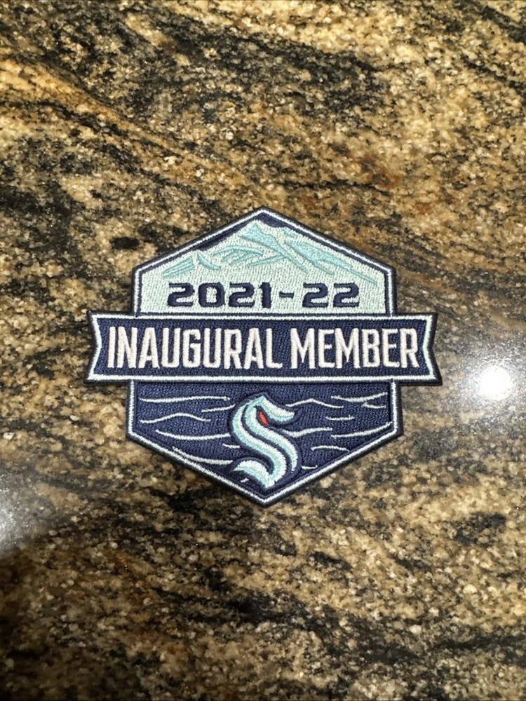 Seattle Kraken 2021-22 Inaugural Member Patch NHL Hockey Depths