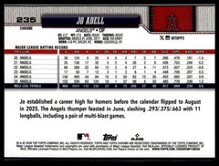 2026 Topps Chrome #235 Jo Adell Blue X-Fractors #/150