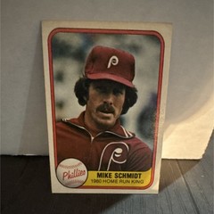 Fleer 1981 Mike Schmidt 1980 Home Run King #259 Philadelphia Phillies MLB