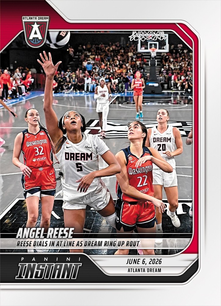 *PRESALE* 2026 Panini Instant WNBA Angel Reese #132 ~ Atlanta Dream