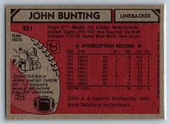 1980 Topps #251 John Bunting