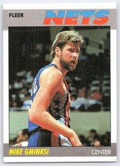 1987-88 Fleer #41 Mike Gminski New Jersey Nets