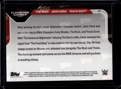 2025 Topps Now WWE The Rock John Cena Travis Scott #27 🔥 History In The Ring 🔥