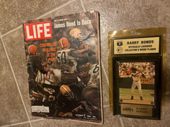 Barry Bonds, MLB Collectors Plaque, San Fran Giants Wood