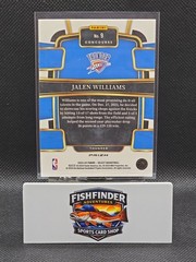 2023-24 Panini Select – Concourse Jalen Williams #9 Orange Flash Prizm
