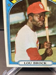 1972 Topps HOF Lou Brock #200 Cardinals VGEX Vintage