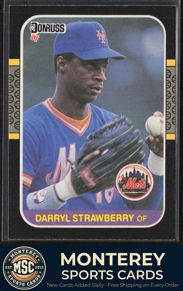 Darryl Strawberry 1987 Donruss #118 New York Mets