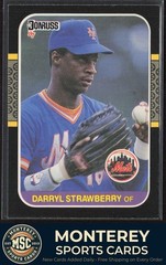 Darryl Strawberry 1987 Donruss #118 New York Mets