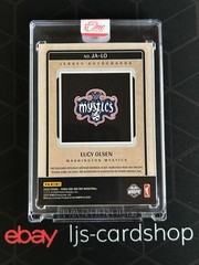 2025 Panini One & One Lucy Olsen RC Jersey Patch Auto 99/99 Encased RPA J1
