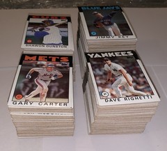 1986 Topps Original Vintage Baseball Cards Minor Stars Rookies Commons Lot x 510