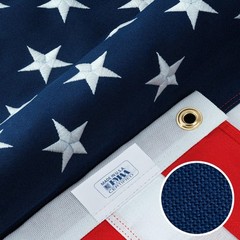 American Flags for Outside 6X10-100% MADE 6 by 10 Foot, red, white, and blue