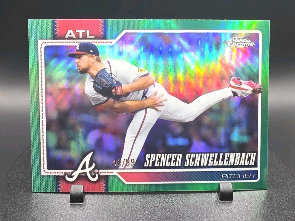 ☘️ TRUE GREEN ☘️ 2026 Topps Chrome Spencer Schwellenbach Refractor /99 Braves