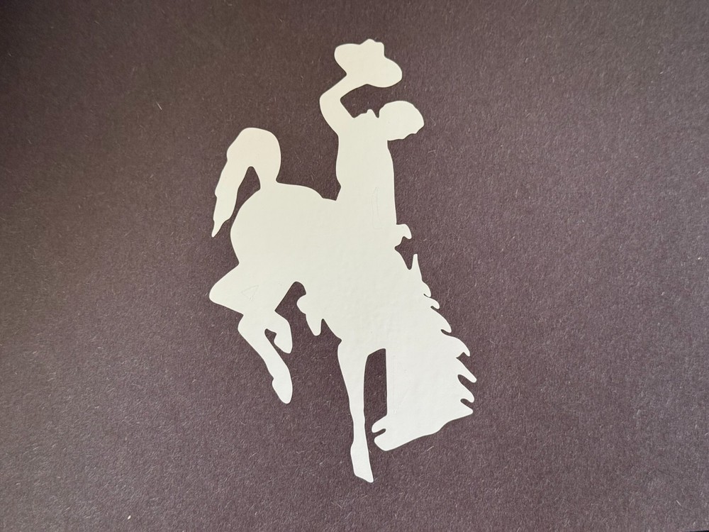 NCAA WYOMING COWBOYS VINYL STICKER DECAL