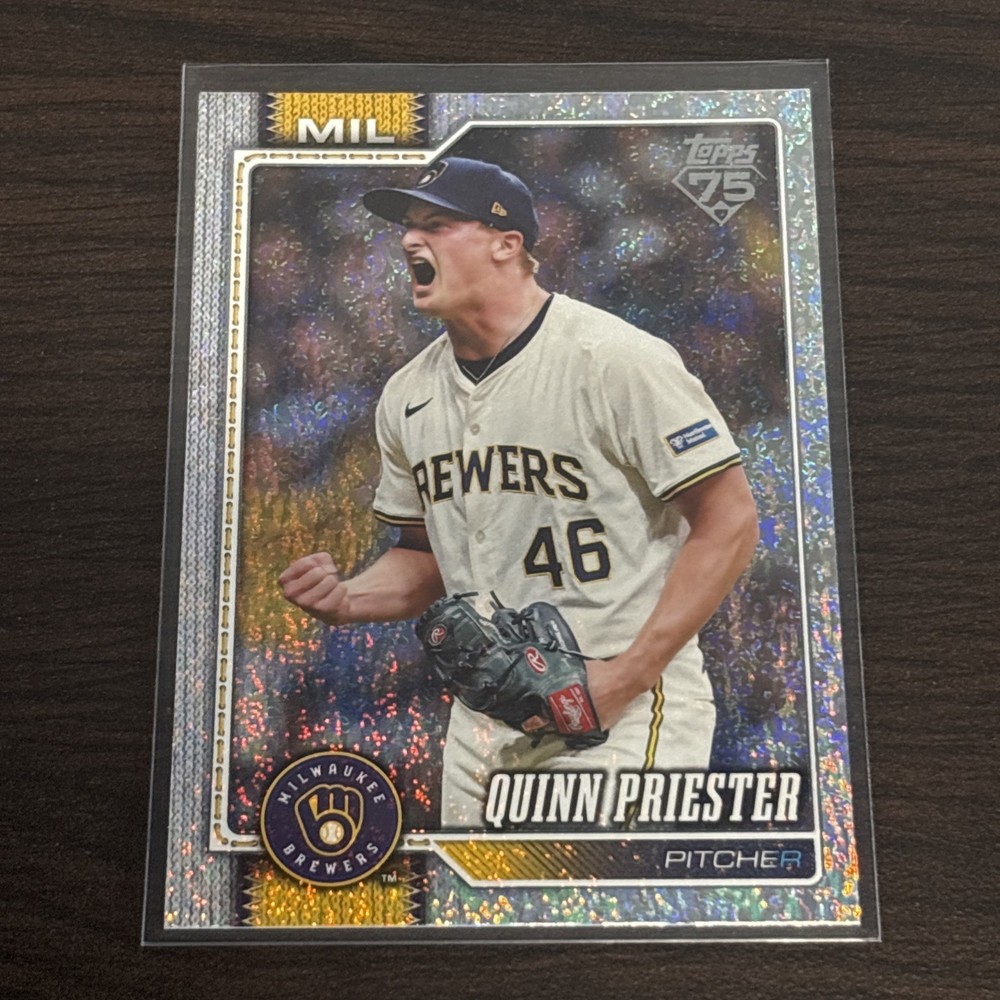 2026 Topps Series 2 #684 Quinn Priester Sandglitter Brewers