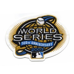 2003 MLB World Series 100th Anniv. Jersey Sleeve Patch New York Yankees Marlins