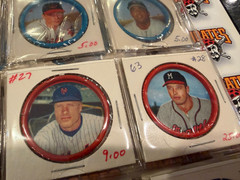 1963 SALADA COIN COMPLETE SET AARON MAYS CLEMENTE BANKS MANTLE MARIS BERRA NM/MT
