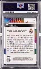 2023 Topps Finest UEFA ClubCompetitions Nico Paz RookiePSA/DNA Authentic