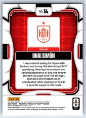 2026 Panini Prizm FIFA World Cup #64 Unai Simon